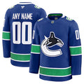 Vancouver Canucks Custom Stitched Game Jersey