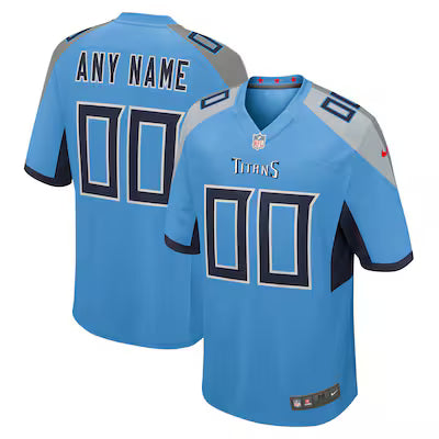 Tennessee Titans Custom Stitched Game Jersey