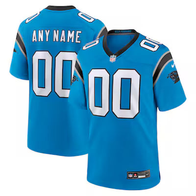 Carolina Panthers Custom Stitched Game Jersey
