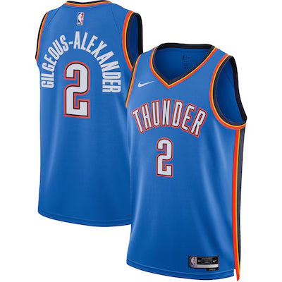 Oklahoma City Thunder Shai Gilgeous-Alexander Stitched Game Jersey