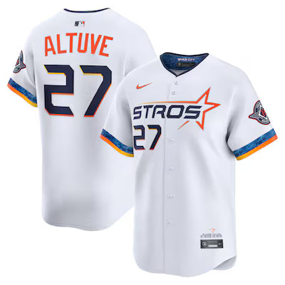 Houston Astros Jose Altuve Stitched Game Jersey