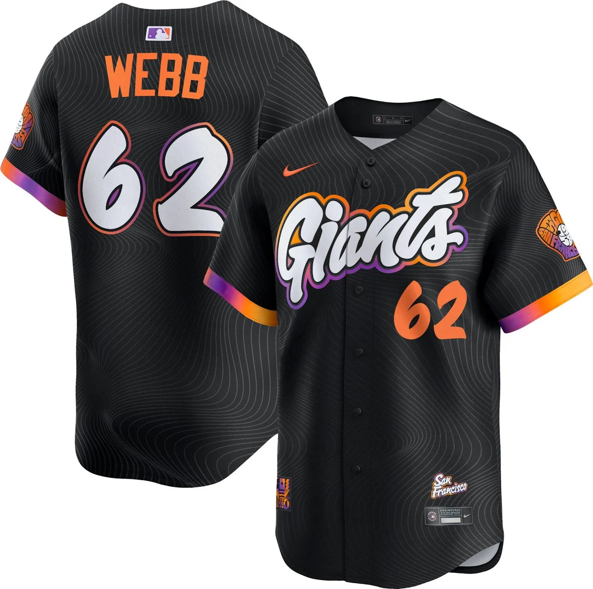 San Francisco Giants Logan Webb Stitched Game Jersey