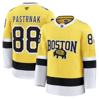 Boston Bruins David Pastrnak Stitched Game Jersey