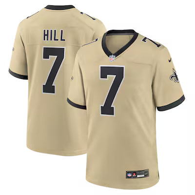 New Orleans Saints Taysom Hill Stitched Game Jersey