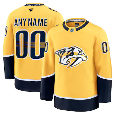 Nashville Predators Custom Stitched Game Jersey
