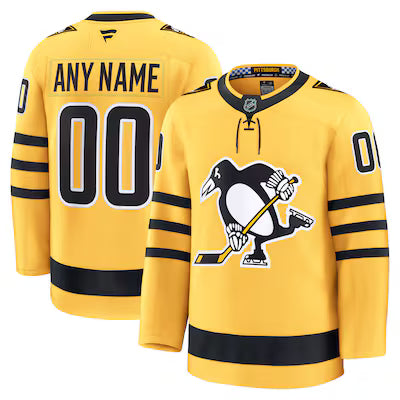 Pittsburgh Penguins Custom Stitched Game Jersey