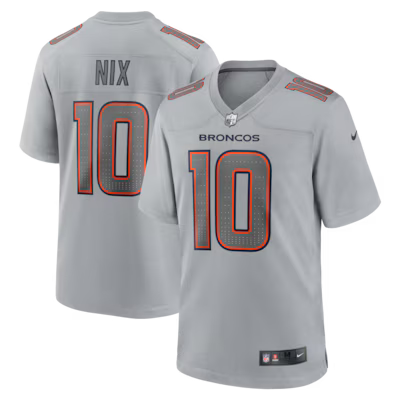 Denver Broncos Bo Nix Stitched Game Jersey