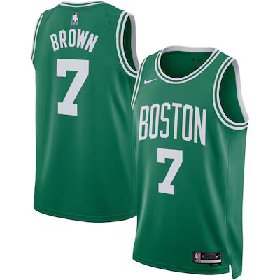 Boston Celtics Jaylen Brown Stitched Game Jersey