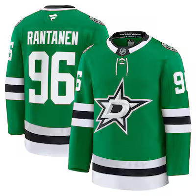 Dallas Stars Mikko Rantanen Green Stitched Game Jersey