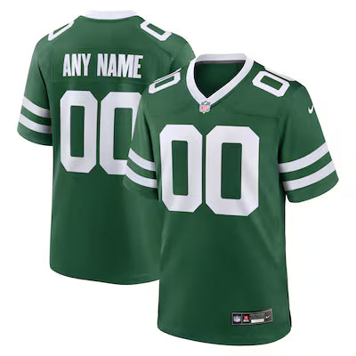 New York Jets Custom Stitched Game Jersey