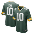 Green Bay Packers Jordan Love Stitched Game Jersey