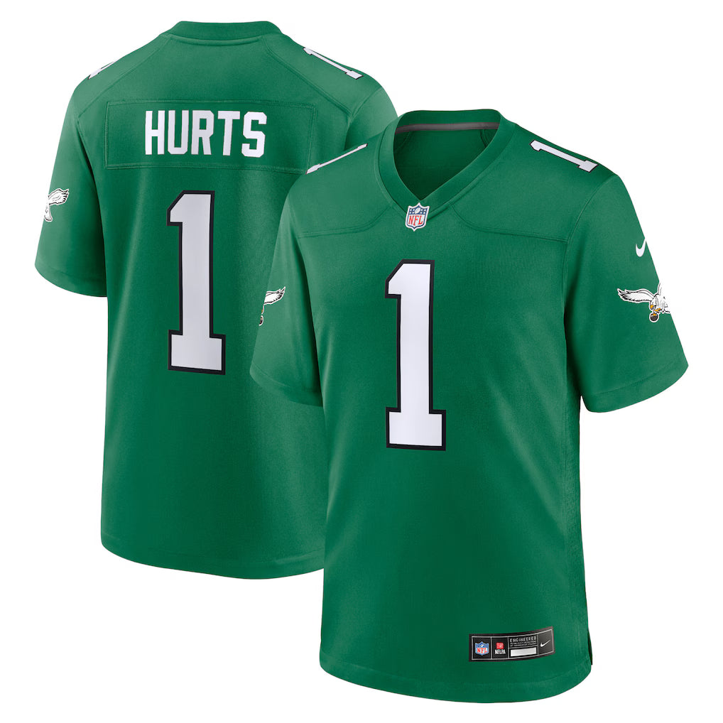 Philadelphia Eagles Jalen Hurts Stitched Game Jersey