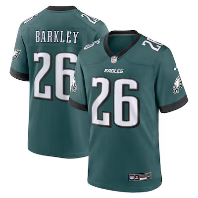 Philadelphia Eagles Saquon Barkley Stitched Game Jersey