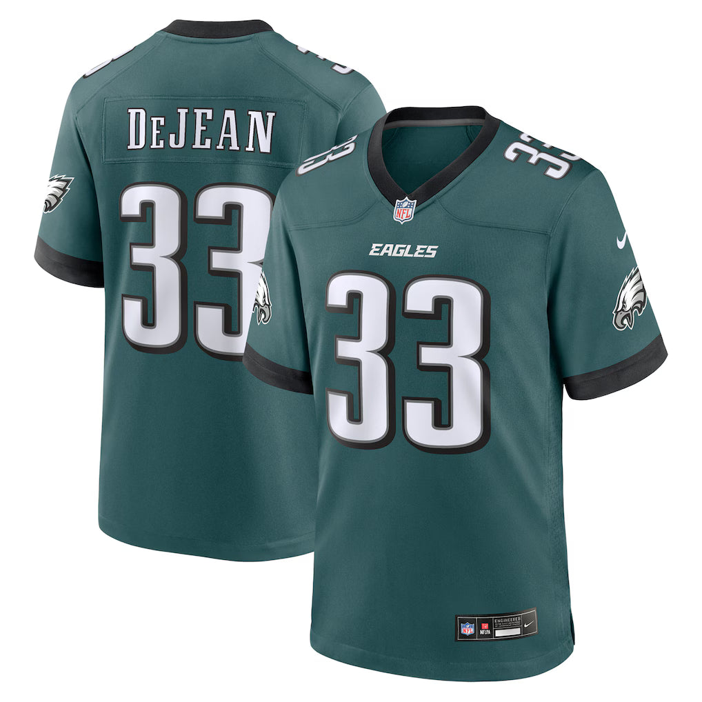 Philadelphia Eagles Cooper DeJean Stitched Game Jersey