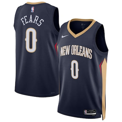 New Orleans Pelicans Jeremiah Fears Stitched Game Jersey