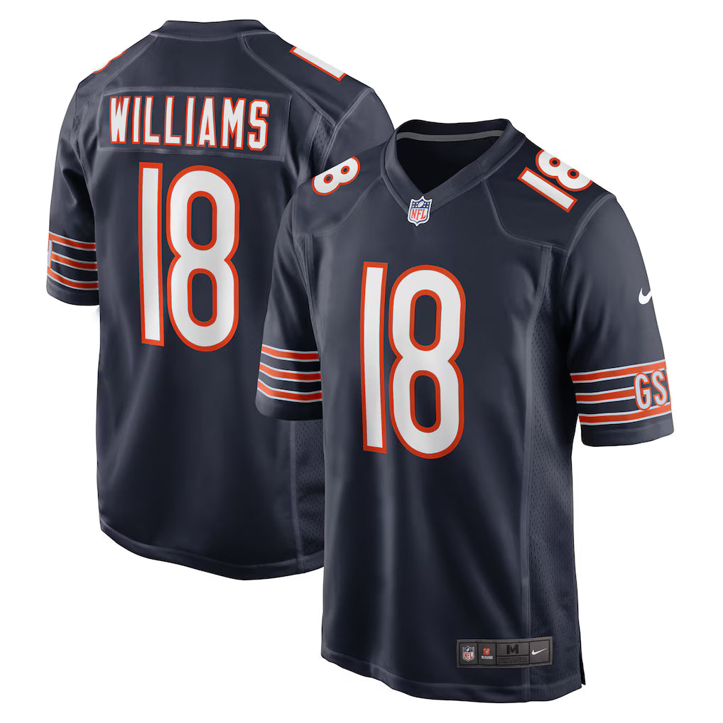 Chicago Bears Caleb Williams Stitched Game Jersey