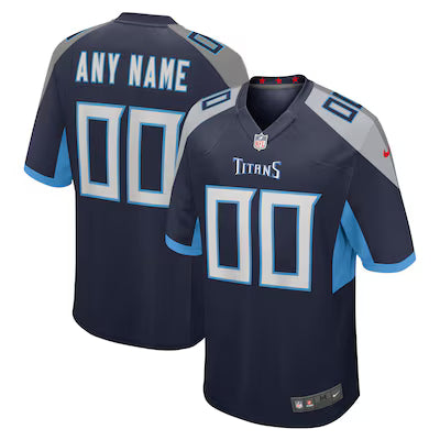 Tennessee Titans Custom Stitched Game Jersey