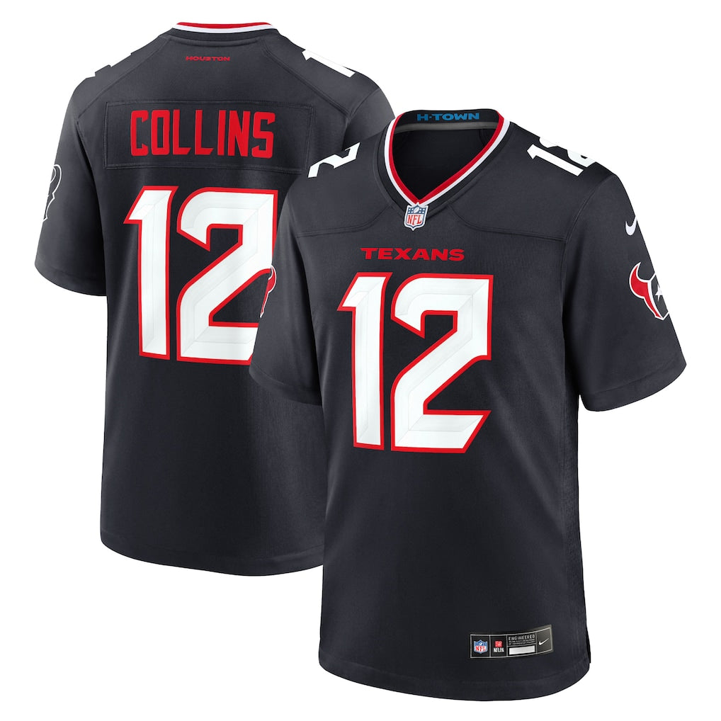 Houston Texans Nico Collins Stitched Game Jersey