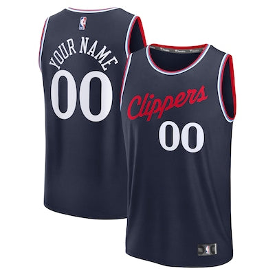 Los Angeles Clippers Custom Stitched Game Jersey