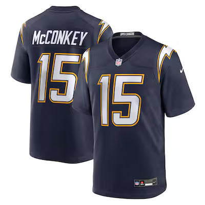 Los Angeles Chargers Ladd McConkey Stitched Game Jersey