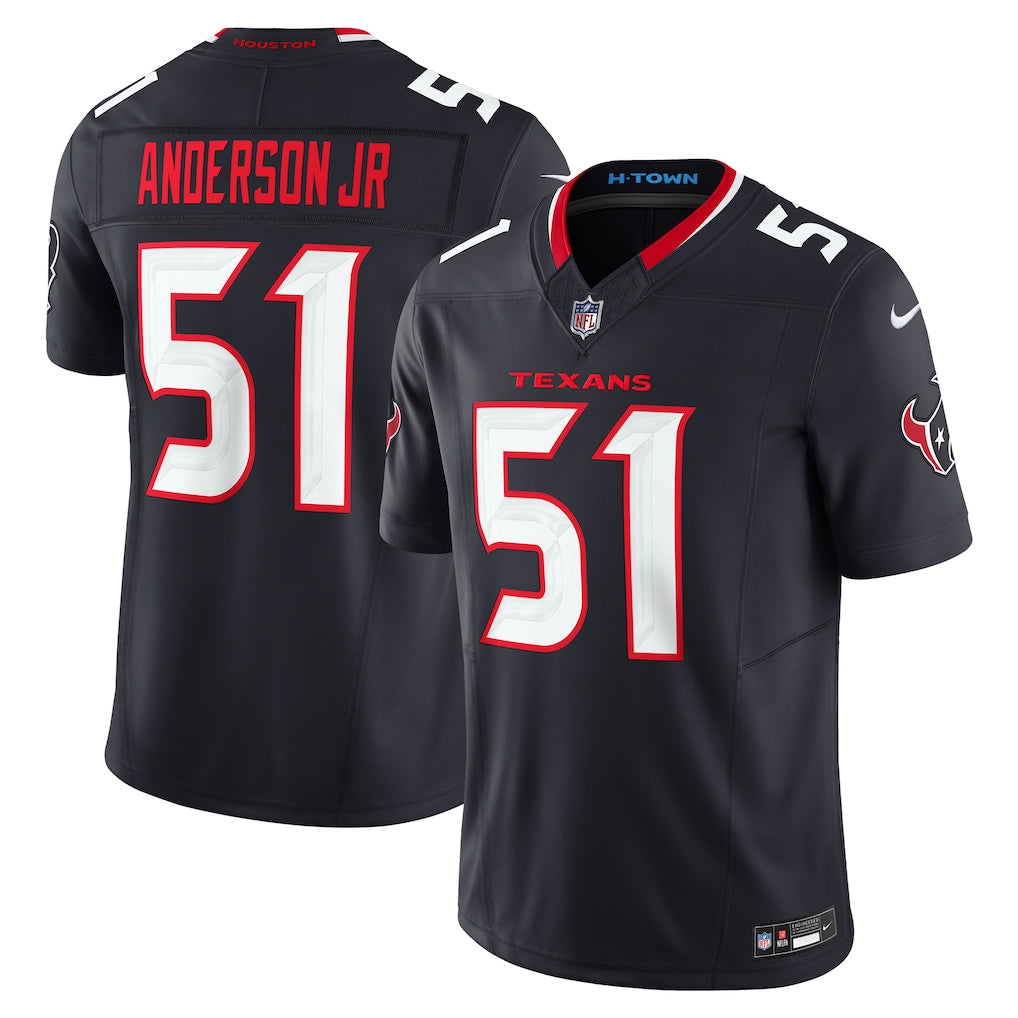 Houston Texans Will Anderson Jr Stitched Game Jersey