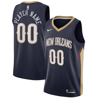 New Orleans Pelicans Custom Stitched Game Jersey