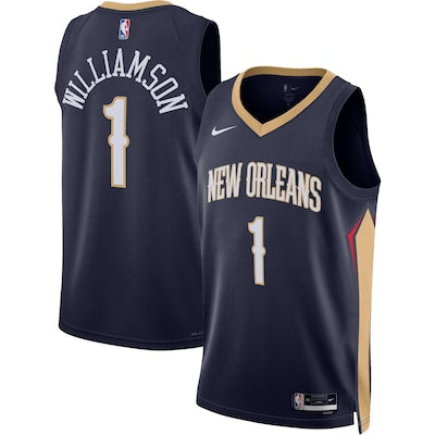 New Orleans Pelicans Zion Williamson Stitched Game Jersey