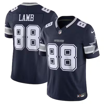 Dallas Cowboys CeeDee Lamb Stitched Game Jersey