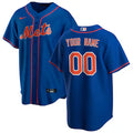 New York Mets Custom White Stitched Game Jersey