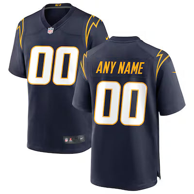 Los Angeles Chargers Custom Stitched Game Jersey