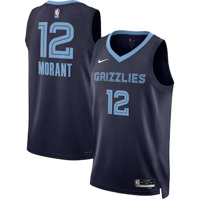 Memphis Grizzlies Ja Morant Stitched Game Jersey