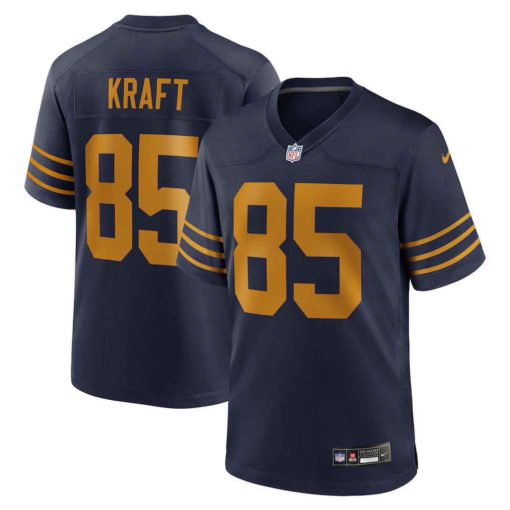 Green Bay Packers Tucker Kraft Stitched Game Jersey