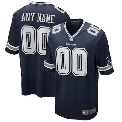 Dallas Cowboys Custom Stitched Game Jersey