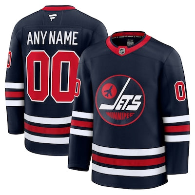 Winnipeg Jets Custom Stitched Game Jersey
