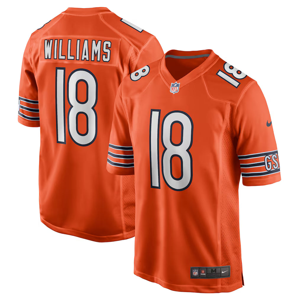 Chicago Bears Caleb Williams Stitched Game Jersey