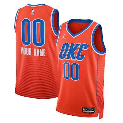 Oklahoma City Thunder Custom Stitched Game Jersey