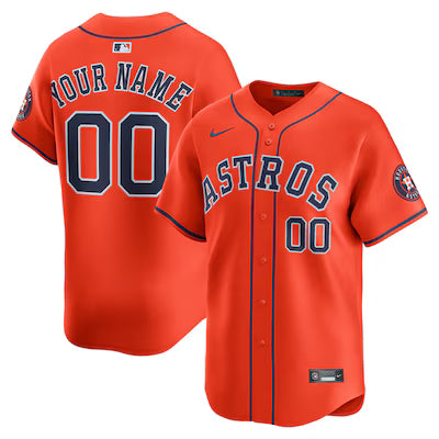 Houston Astros Custom Stitched Game Jersey