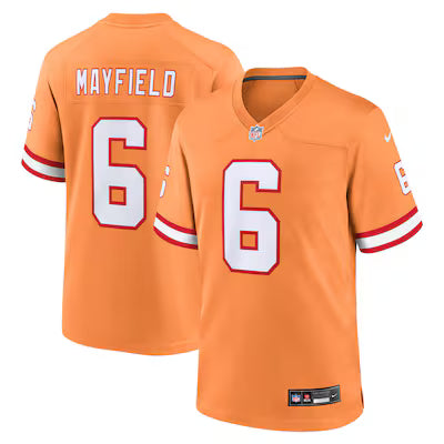 Tampa Bay Buccaneers Baker Mayfield Stitched Game Jersey