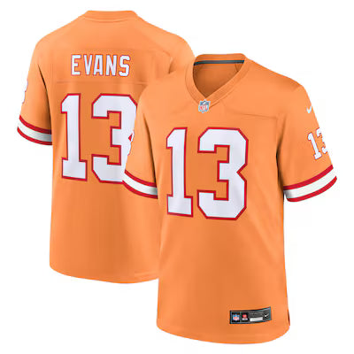 Tampa Bay Buccaneers Mike Evans Stitched Game Jersey
