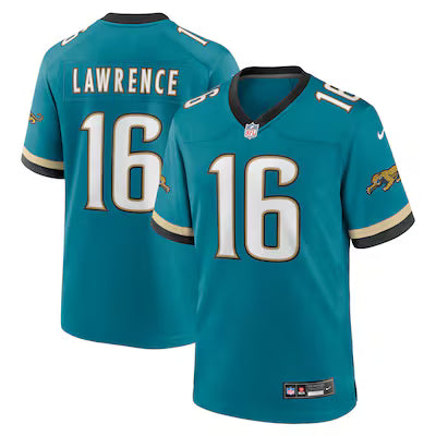 Jacksonville Jaguars Trevor Lawrence Stitched Game Jersey