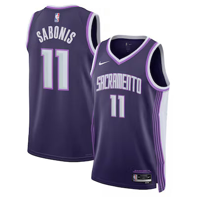 Sacramento Kings Domantas Sabonis Stitched Game Jersey