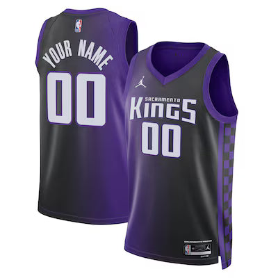 Sacramento Kings Custom Stitched Game Jersey