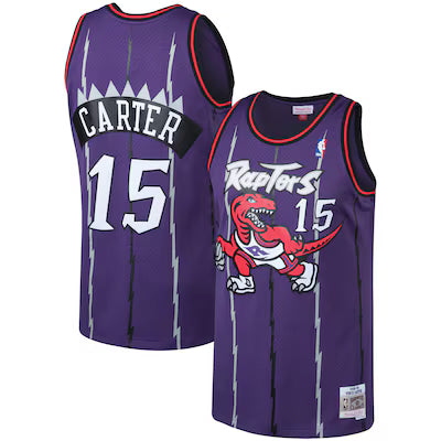 Toronto Raptors Vince Carter Throwback Stitched Game Jersey