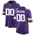 Minnesota Vikings Custom Stitched Game Jersey
