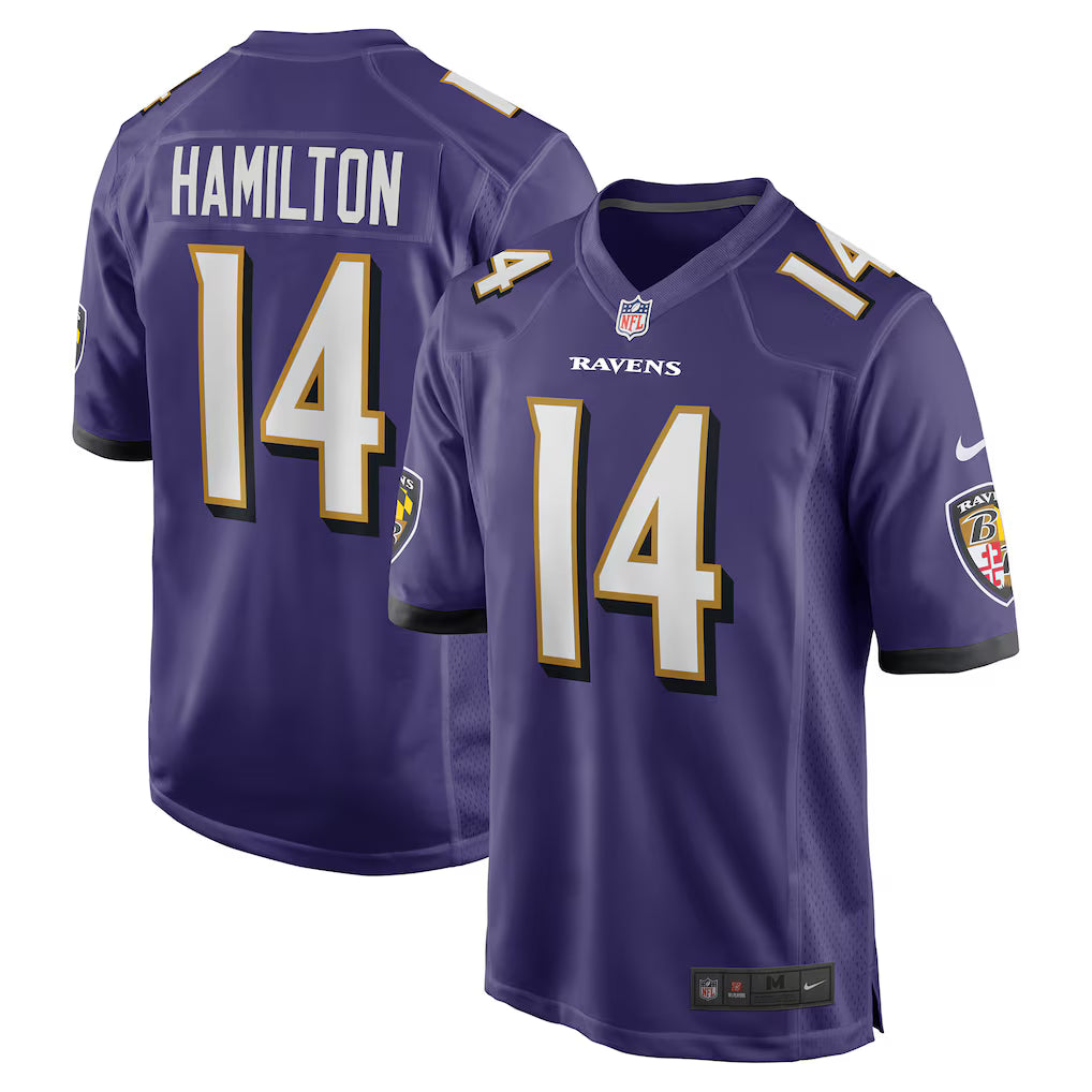 Baltimore Ravens Kyle Hamilton Stitched Game Jersey