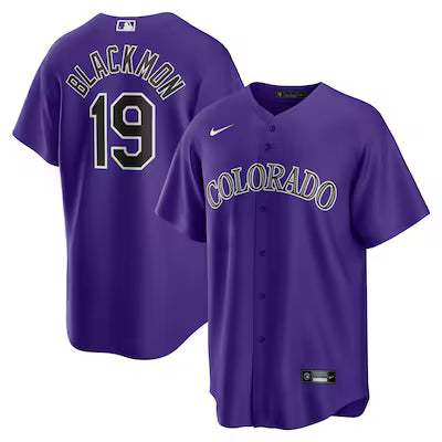 Colorado Rockies Charlie Blackmon Stitched Game Jersey