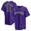 Colorado Rockies Charlie Blackmon Stitched Game Jersey