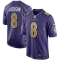 Baltimore Ravens Lamar Jackson Stitched Game Jersey