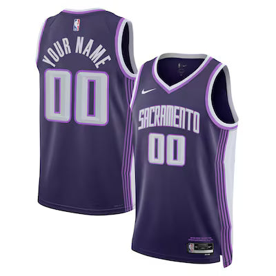 Sacramento Kings Custom Stitched Game Jersey