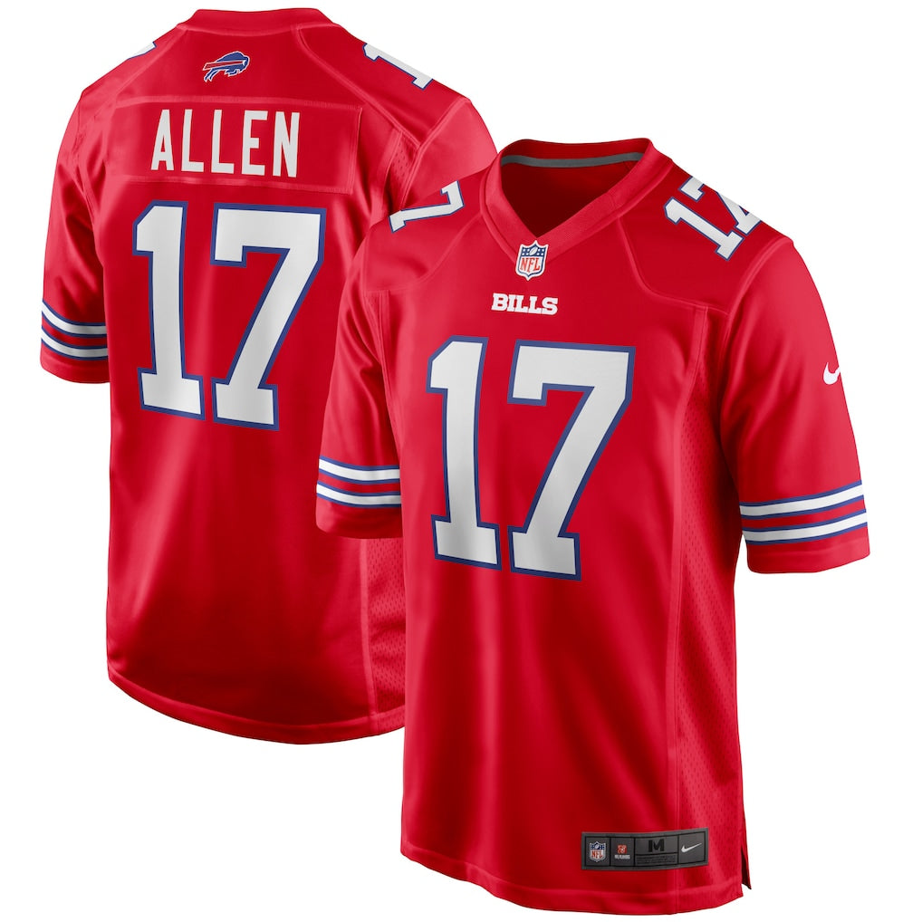 Buffalo Bills Josh Allen 2025 Rivalries Stitched Game Jersey